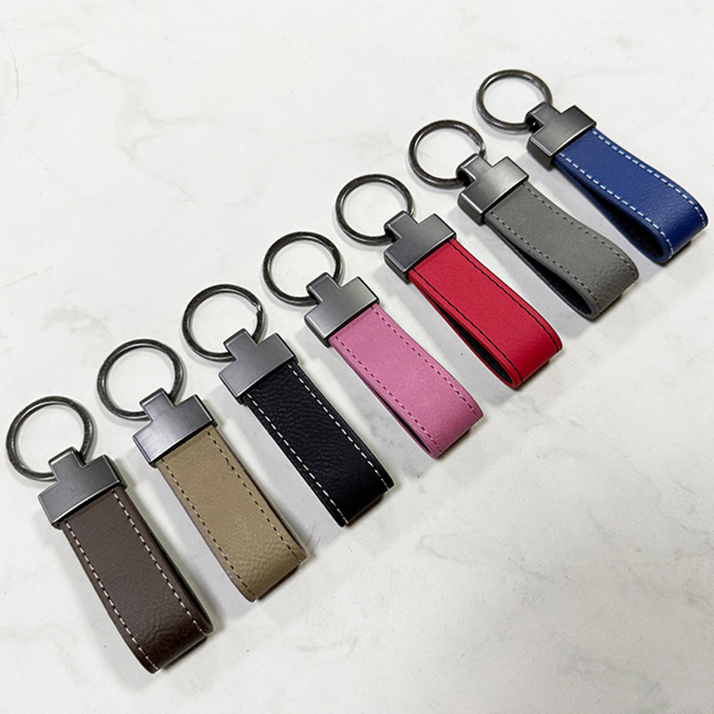 レーザー加工可能なレザーレット ストラップ キーホルダー
