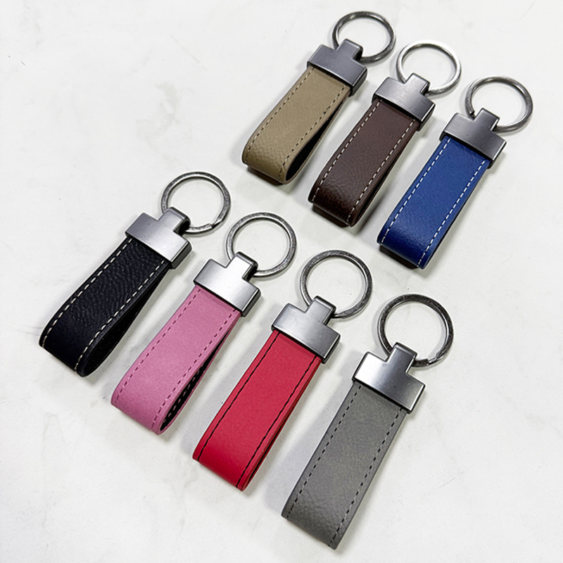 レーザー加工可能なレザーレット ストラップ キーホルダー