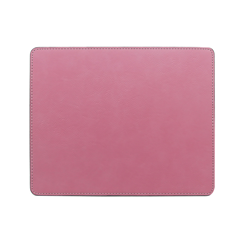 レーザー加工可能なレザーレット長方形マウスパッド 25*20cm