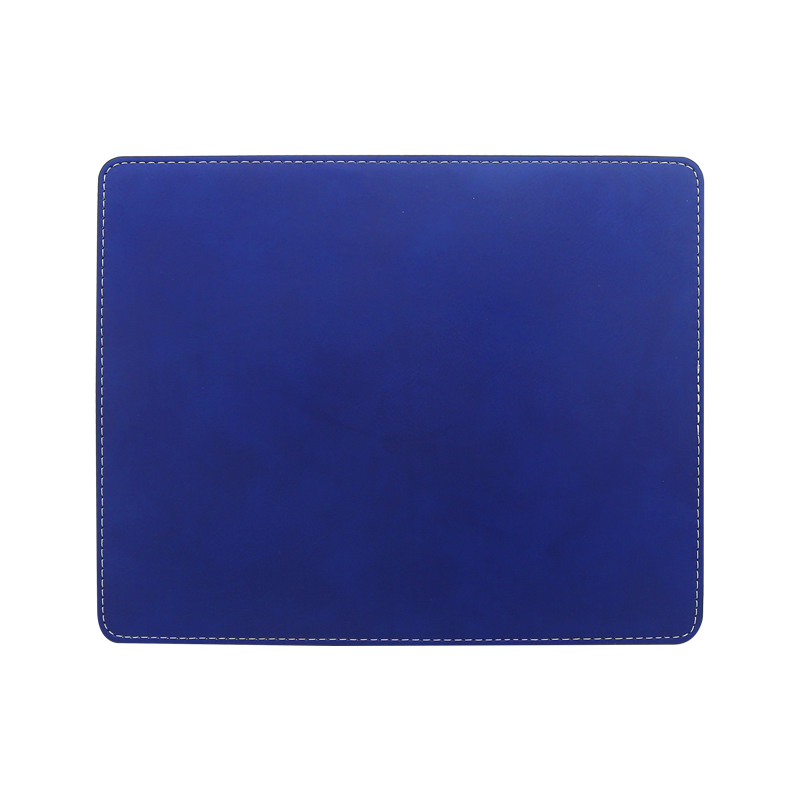 レーザー加工可能なレザーレット長方形マウスパッド 25*20cm