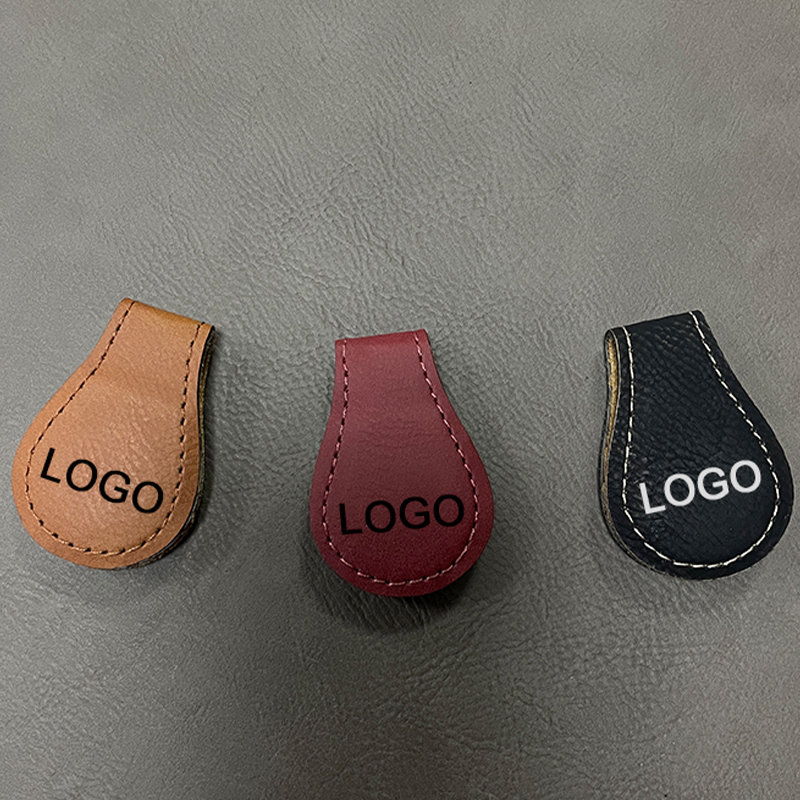 レーザー加工可能なレザーレット マグネット ブックマーク