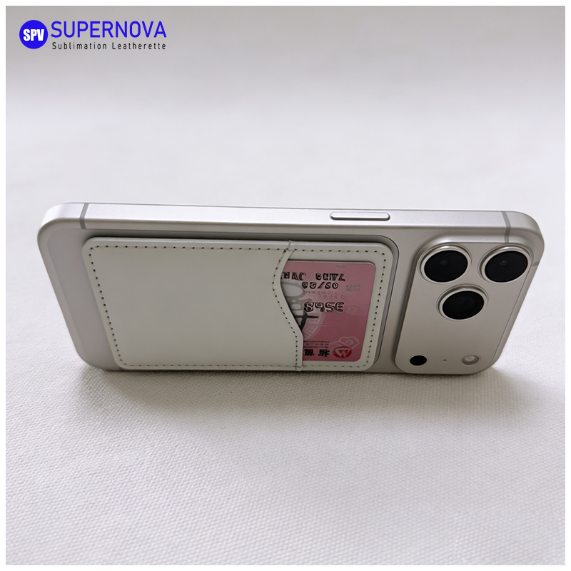 昇華レザーレット フォン カード ホルダー マグネット付き