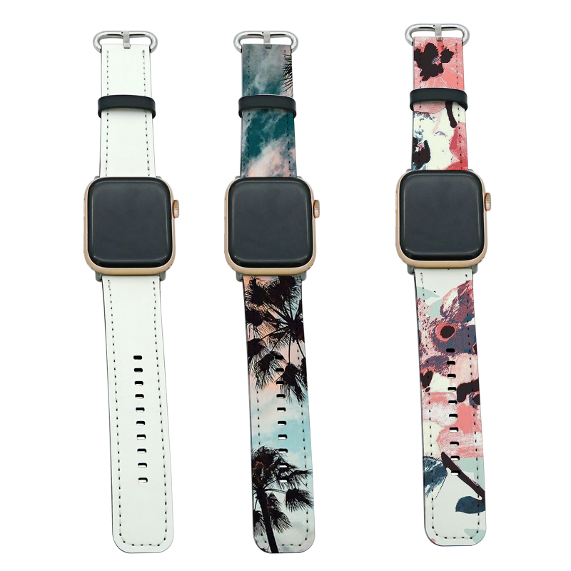 シリーズ 4/5-44mm 用昇華 PU レザー Apple iWatch バンド