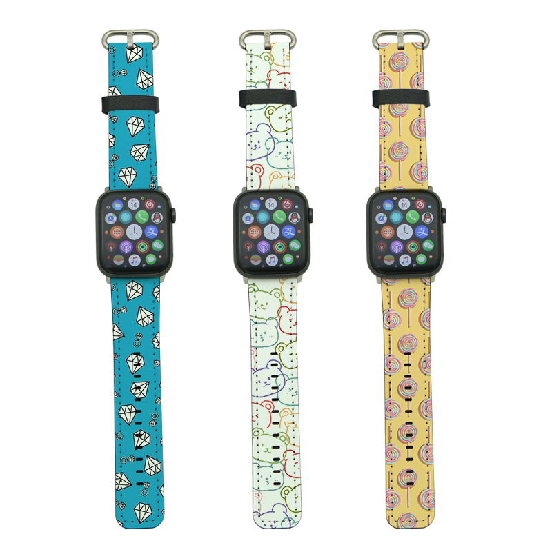 シリーズ 4/5-40mm 用昇華 PU レザー Apple iWatch バンド