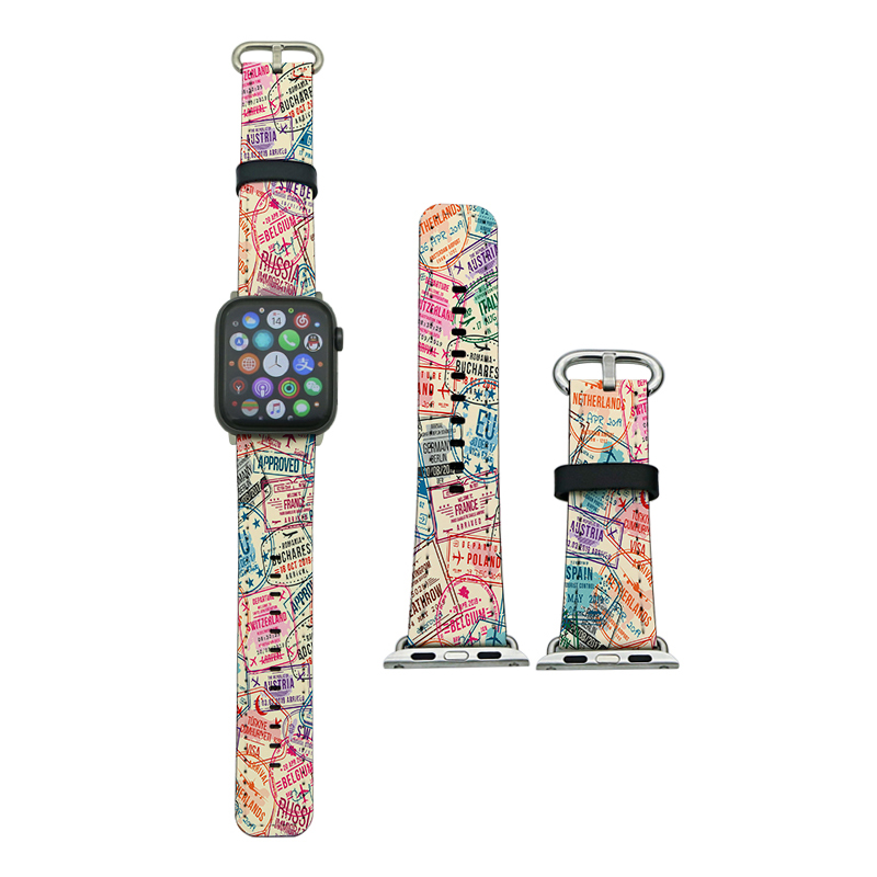 シリーズ 4/5-40mm 用昇華 PU レザー Apple iWatch バンド