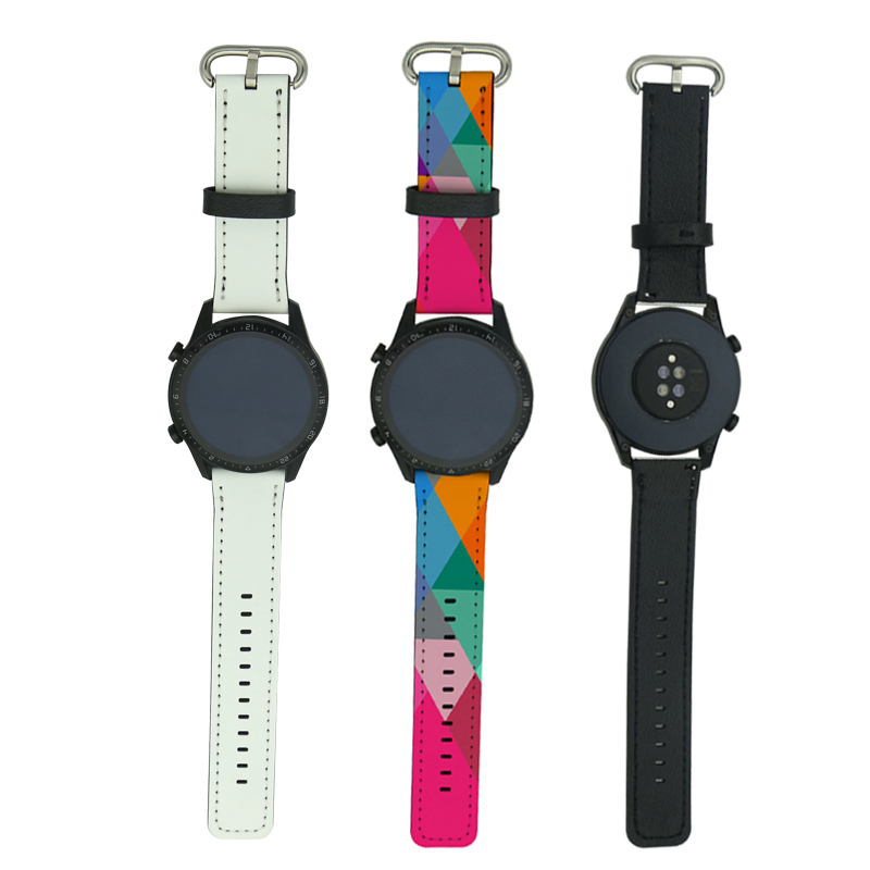 昇華 PU レザー Samsung/Huawei 時計バンド 22mm