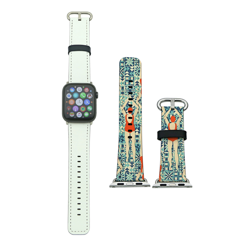 シリーズ 4/5-44mm 用昇華 PU レザー Apple iWatch バンド