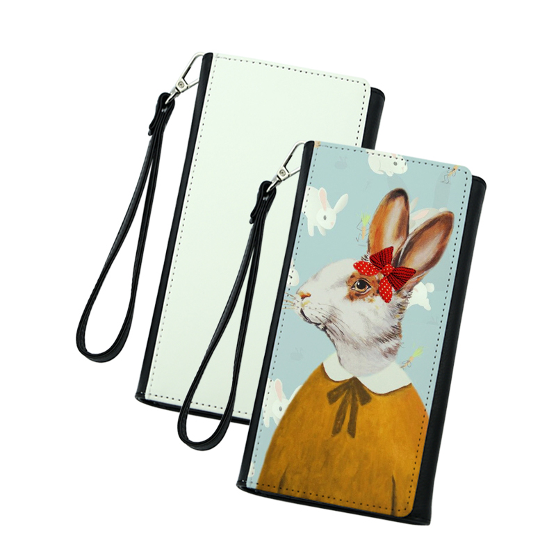 リストストラップ付き昇華レザーレットウォレット - 新品